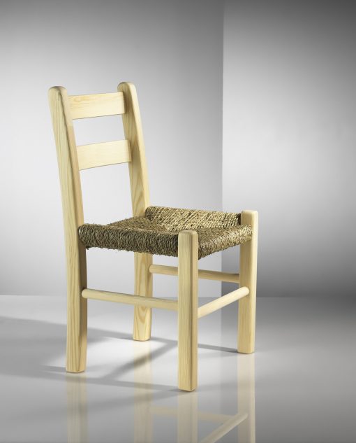Aksel barnestol, ubehandlet furu