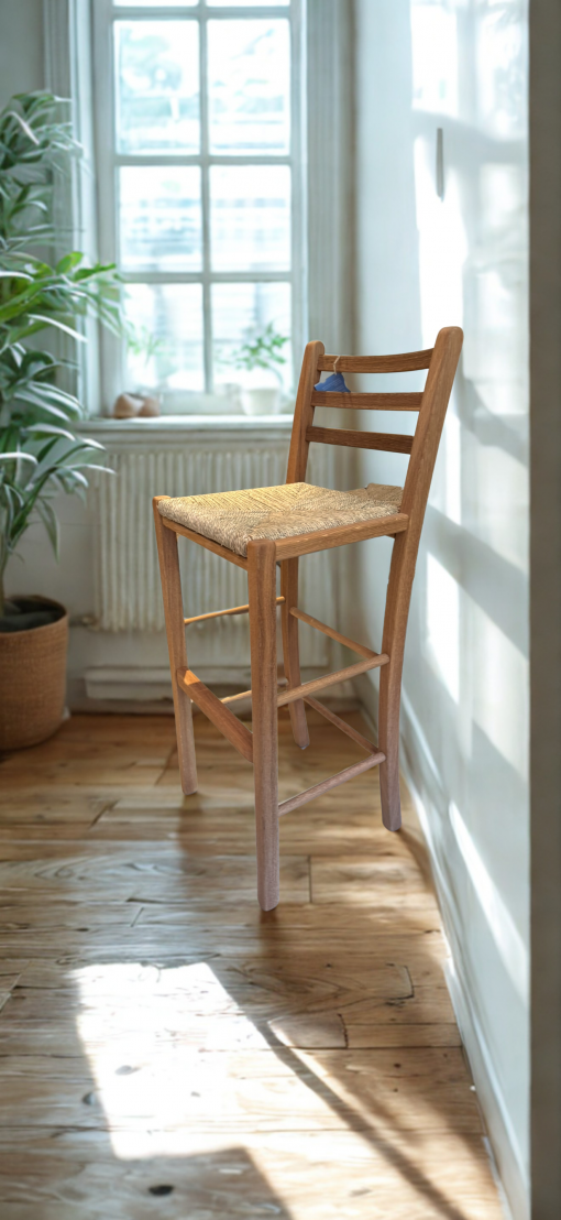 Barstol 80 cm, oljet eik, 6 stk -50%! - Bilde 2
